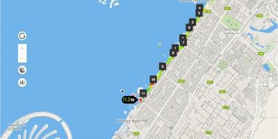 Jumeirah beach ажиллаж хянах газрын зураг
