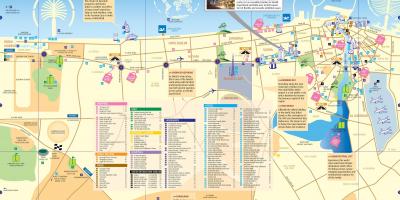 Олон улсын Дубай хотын газрын зураг