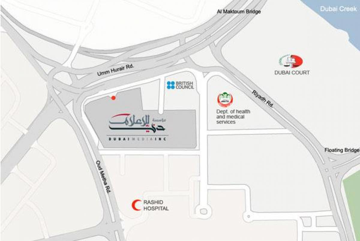 rashid эмнэлэг Дубай байршил газрын зураг