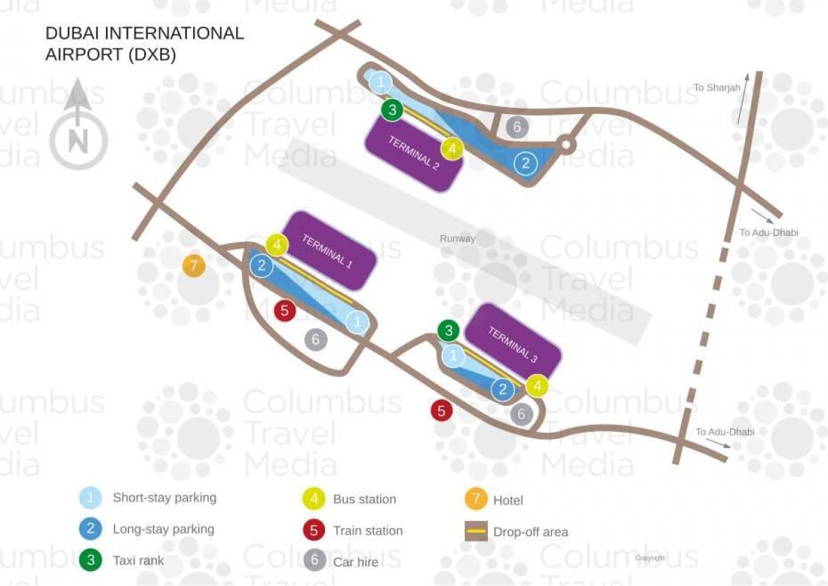Дубай терминал газрын зураг