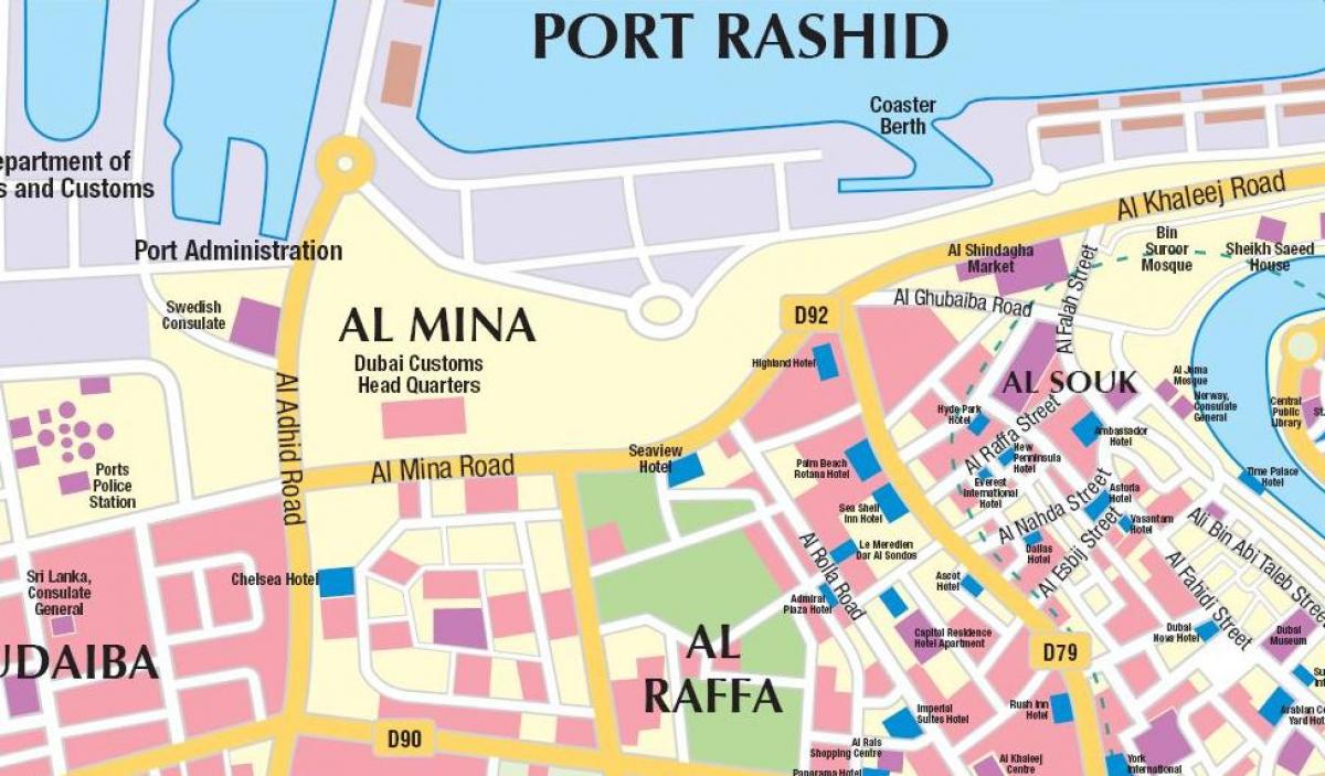 Дубай порт газрын зураг